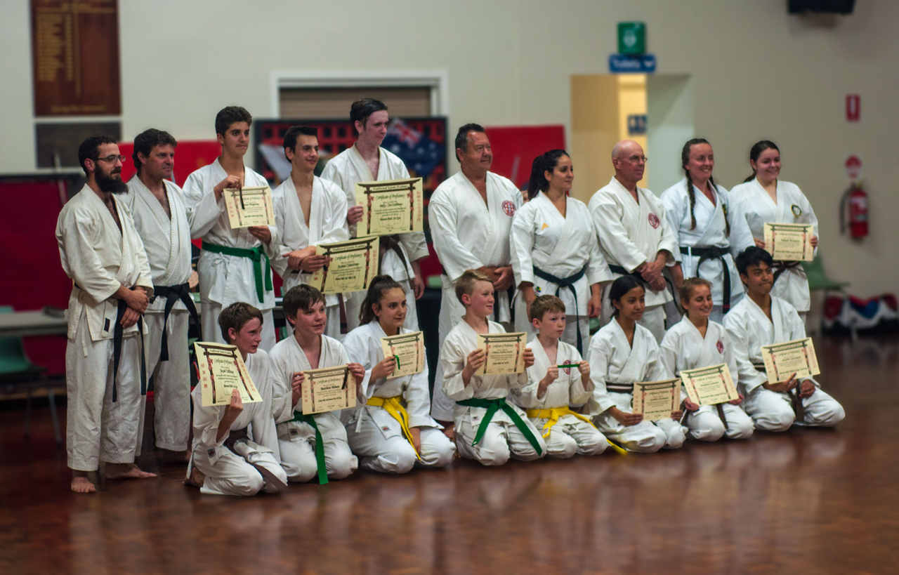 Graduates at a TKA grading, November 2017